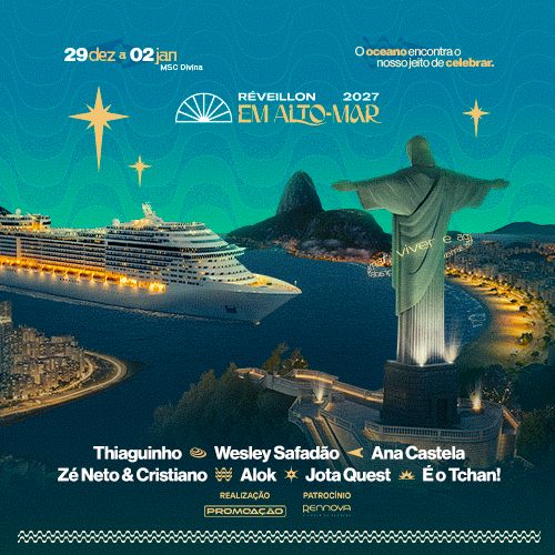 Navio Réveillon em Alto Mar da PromoAção
